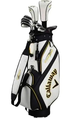 Callaway golf club set with matching stand bag - good condition