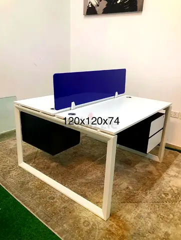 2-person face to face office workstation
