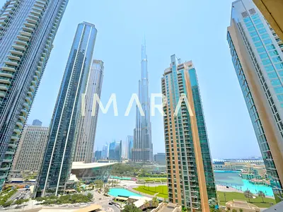 Upgraded & Furnished | Burj Khalifa View | Vacant