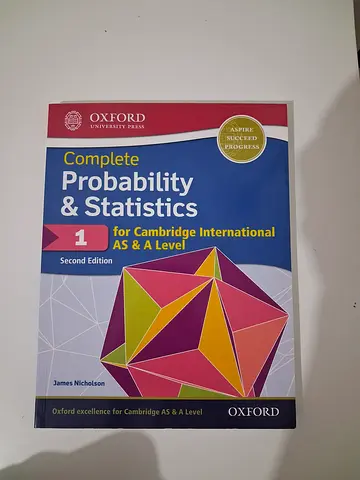 Complete Probability & Statistics 1 - Cambridge AS & A Level (Second Edition) - Oxford