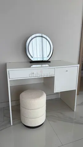 Makeup Table Set / Mirror / Chair 100x48