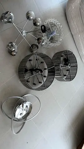 5 chandeliers