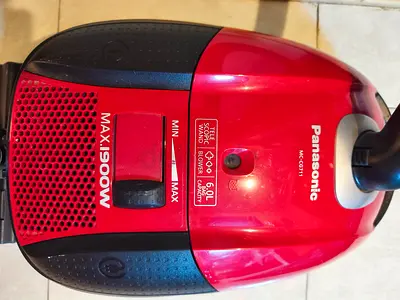Heavy Duty Panasonic Canister Vacuum Cleaner 1900W - Red