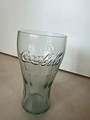 Coca-Cola embossed glass tumbler - classic contour design 12 pieces
