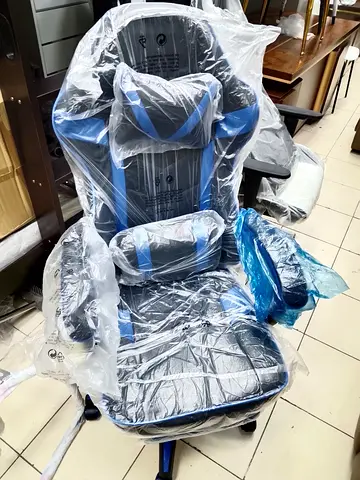 Gaming/Ergonomic Office Chair - Black & Blue, Brand New (Wrapped)