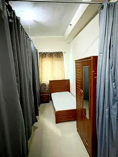 Ladies apartment same partition available for ladies warsan 4 / International City Phase2