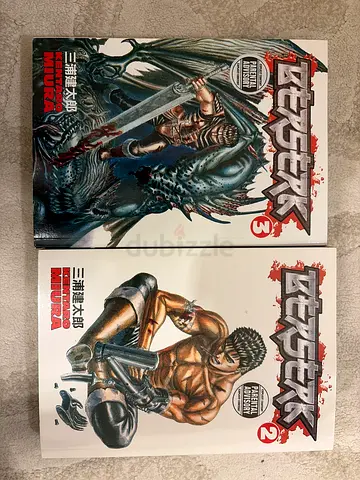 Berserk Volumes 2 & 3 by Kentaro Miura (English Manga)