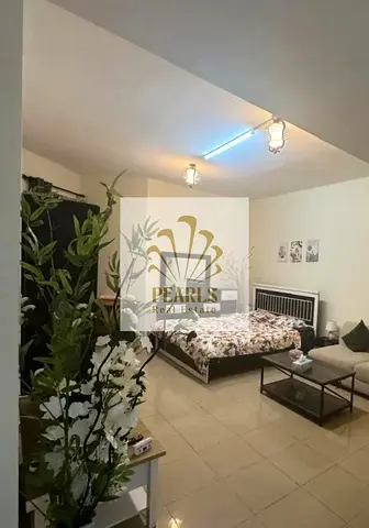 1BHK sale Orient Towers Nakheel 2 opp Fish Market: 93 sqm, furnished + appliances, 2 baths, closed