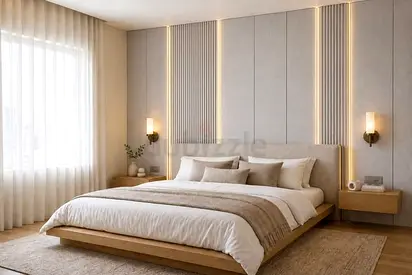 Modern Low Platform Bed