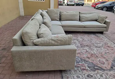 Excellent condition West elm Corner sofa