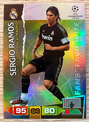 Sergio Ramos Fans' Favourites - 2011-12 Panini Adrenalyn XL UEFA Champions League