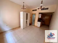Spacious Studio for Annual Rent in Al Qulayaah Sharjah, Central AC and Gas, Fitted Kitchen, Wardrobe