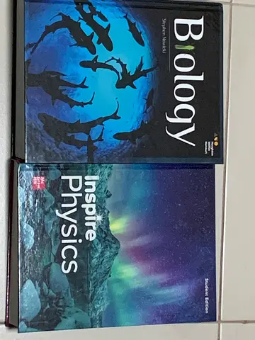 BRAND NEW Grade 9-12 Science Set (HMH Biology + Inspire Physics)