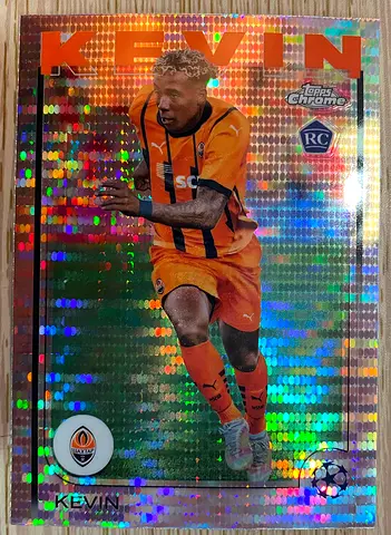 Kevin - Pulsar Refractor 157 + Wonderkid RC - 2024-25 Topps Chrome UEFA Club Competitions