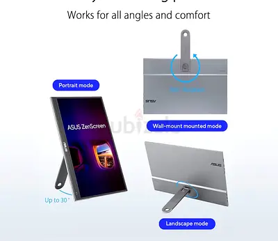 ASUS ZenScreen Portable USB-C Monitor (Portable External Monitor) OLED screen no box just monitor