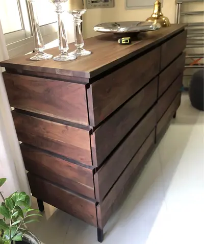 Chest of Drawers Solid Wood Marina Home