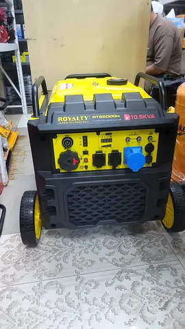 Royalty RTB8000g Portable 10.5 kVA Petrol Generator on Wheels - Used