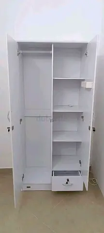 Brand new 2door wardrobe colour white