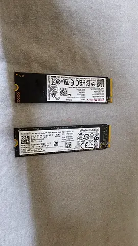 Two M.2 NVMe SSDs (2280) — 512 gb pull out