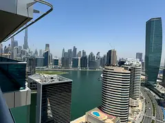 Fully Furnished Studio Apartment For Rent Elite Business Bay | Balcony | AED 47000