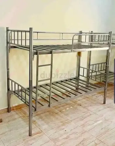 Silver Metal Bunk Bed – Strong & Space-Saving