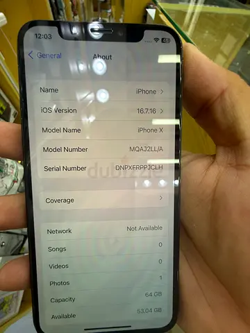 iPhone X 64GB - Good Working Condition