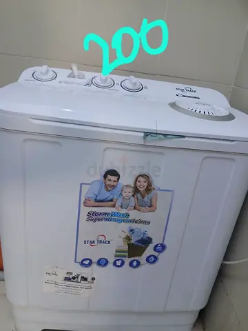 Compact Twin Tub Washing Machine - Used, Working