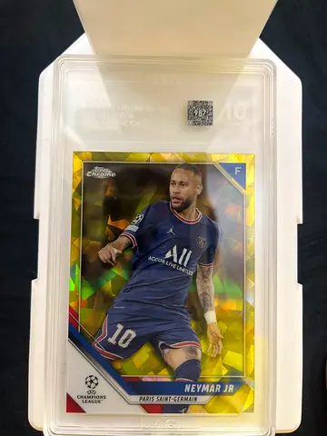 Neymar Jr. 2020-21 Topps Chrome - /99 - tag 10