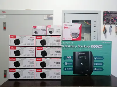 New Dahua 5MP 12+ CCTV Cameras | 4MP HIKVISION And UPS BATTERY
