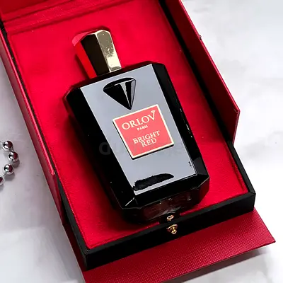 Orlov bright red EDP perfume 75ml pack