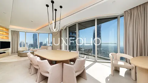 Penthouse | Fully Upgraded | Burj & Sea View