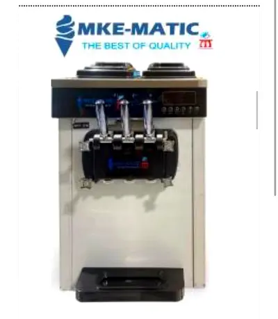 MKE-Matic Commercial Soft Serve Ice Cream Machine - Triple Flavor