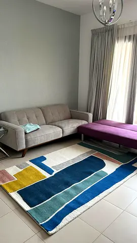 Modern Geometric Abstract Area Rug