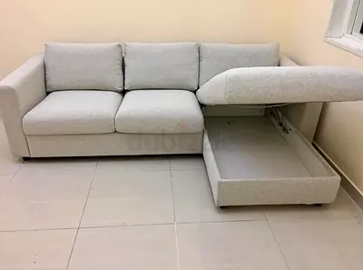 Almost brand new Ikea Vimle L Shape Sofa Beige