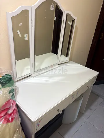 A small vanity/table