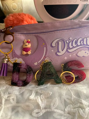 Resin keychain