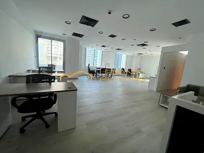 Spacious Fitted Office | Private Bathroom + Pantry | The Prism, Business Bay