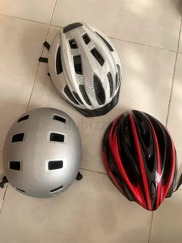 Set of 3 Bicycle Helmets