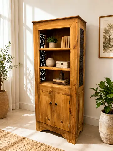 Unique Design Solid Wood Bookshelf