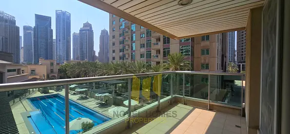 2 BR + Study | 2 Parkings | Pool View | Spacious