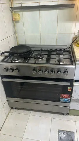 Super General 5 Burner Full-Safety Steel Gas-Cooker