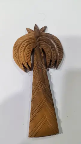 Wooden palm tree decor 15cm height