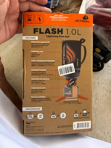 Jetboil Flash 1.0L Compact Backpacking Stove - New in Box