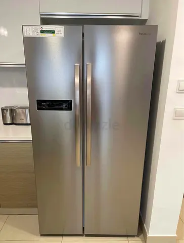 Free Delivery- Panasonic Latest Model Side-by-Side Fridge and Freezer Stainless Steel Body 90cm