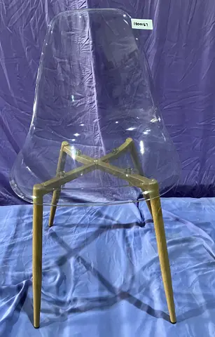 Dining Chair, Clear Transparent, 84×45×44 cm