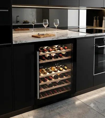 TEKA 46-Bottle Wine Cooler – Dual-Zone Temperature | Brand-New Stock