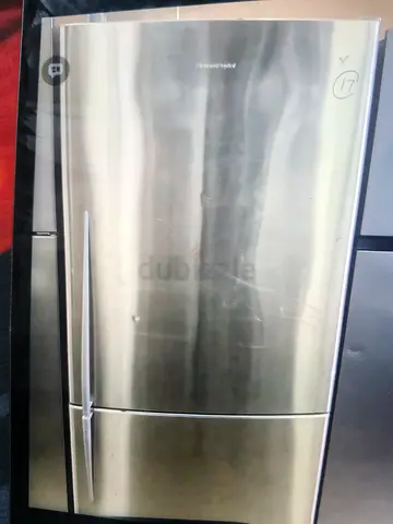 Whirlpool Stainless Steel Bottom Freezer Refrigerator - Good Condition