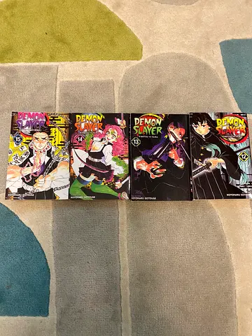 Demon Slayer - Kimetsu no Yaiba, Manga volumes - 12-13-14-15