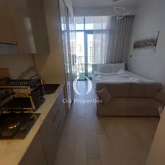 Furnished Studio | Azizi Riviera 1 | Balcony & Pool Access