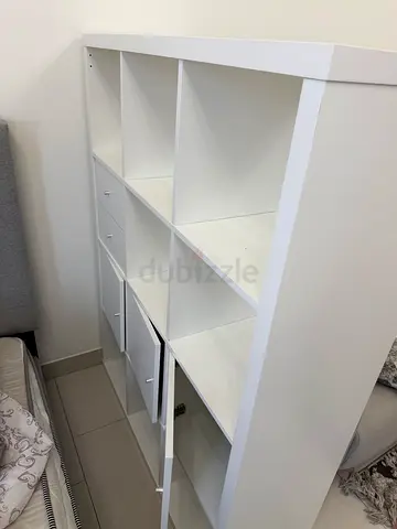 IKEA White modular shelving unit / bookcase - good condition